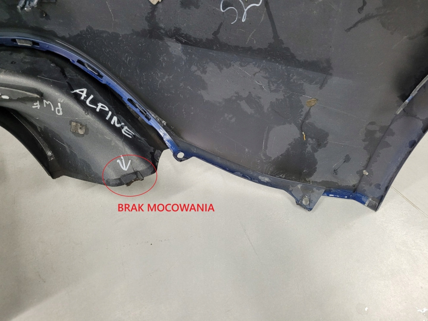 Alpine A110GT A110 GT 17- Rear Bumper