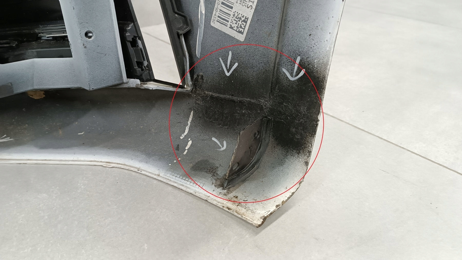 FRONT BUMPER AUDI A5 8W6 S-LINE 16-19