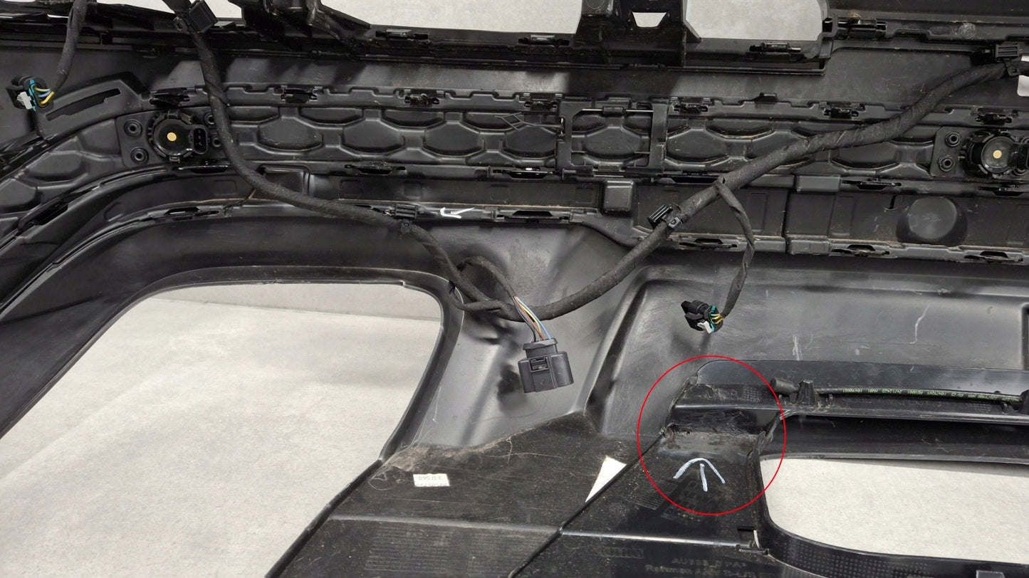 Rear bumper Audi SQ7 second facelift 4M 24- / + 6 PDC + wiring harness