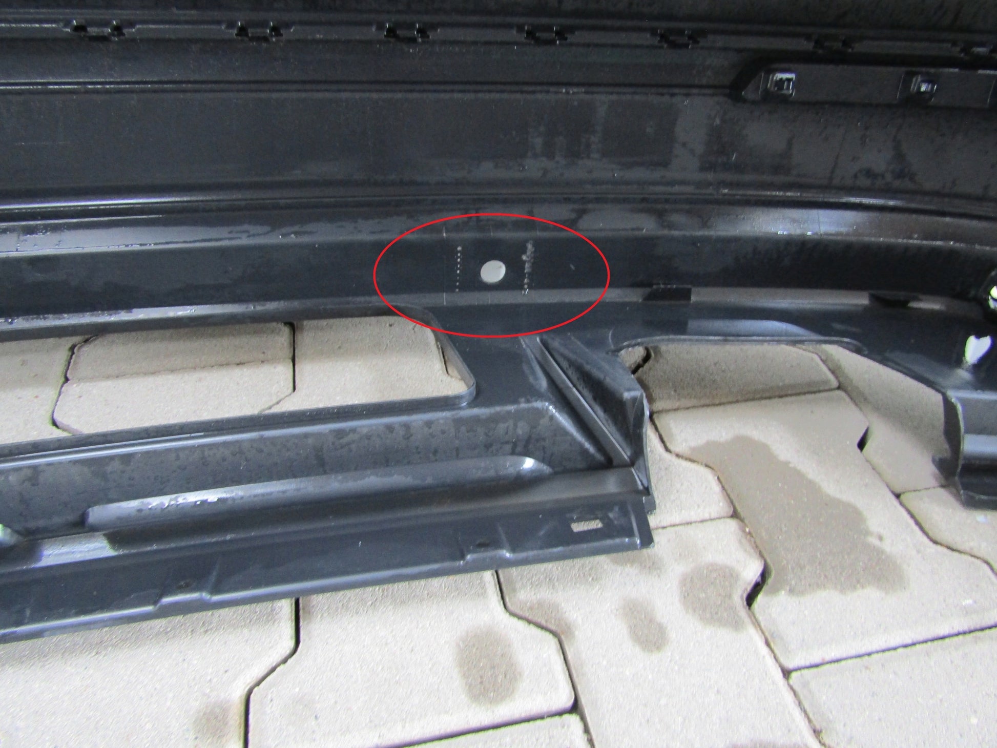 Rear bumper VW TIGUAN II 2 5NA 15-
