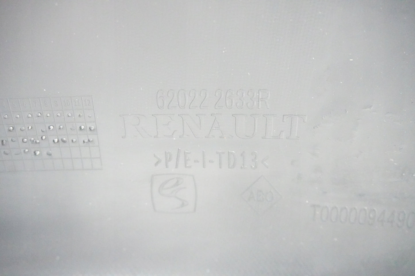 DACIA DOKKER LIFT 16-21 NEW FRONT BUMPER FRONT BEAM GRILLE ORIGINAL