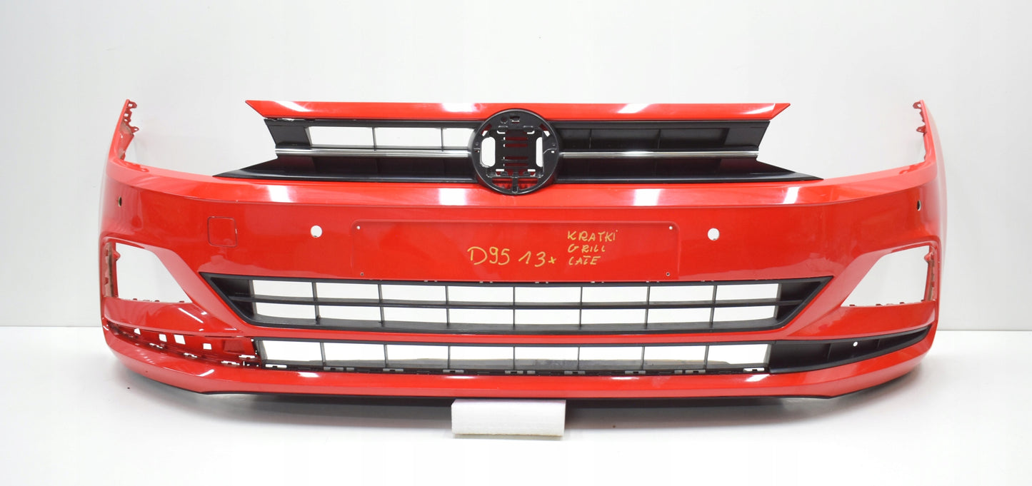 VW POLO 2G 2GS Facelift Front Bumper OEM + Grille + Inserts