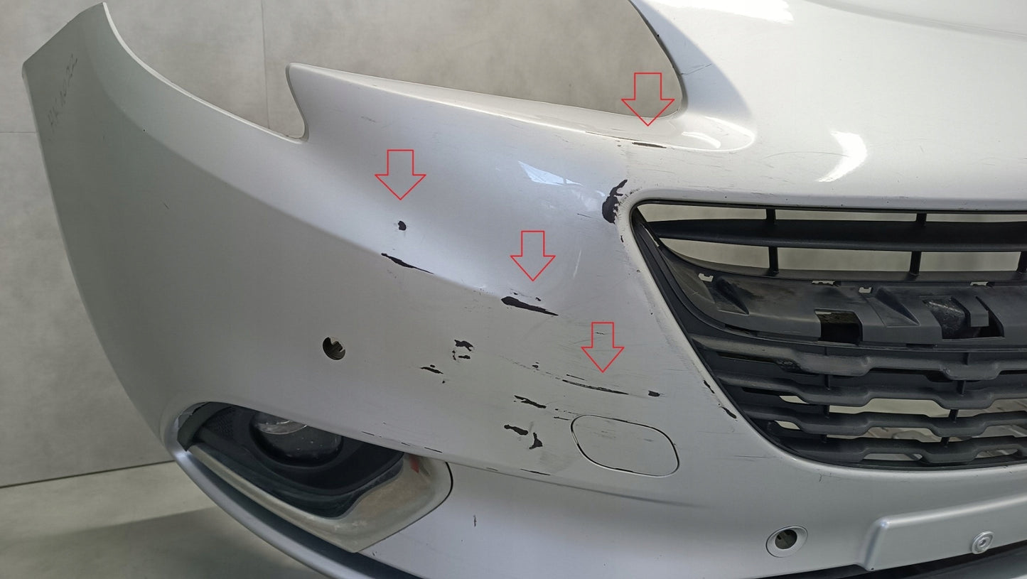 Front Bumper Opel Corsa E 2014-2020 + Fog Lights + Absorber