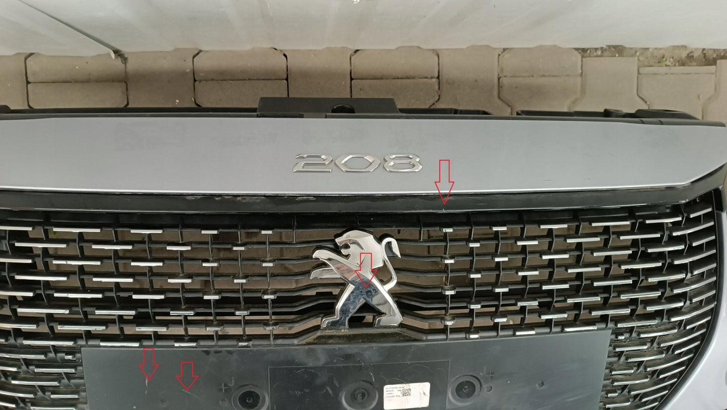 Front Bumper Peugeot 208 2 II GT-Line 2019-