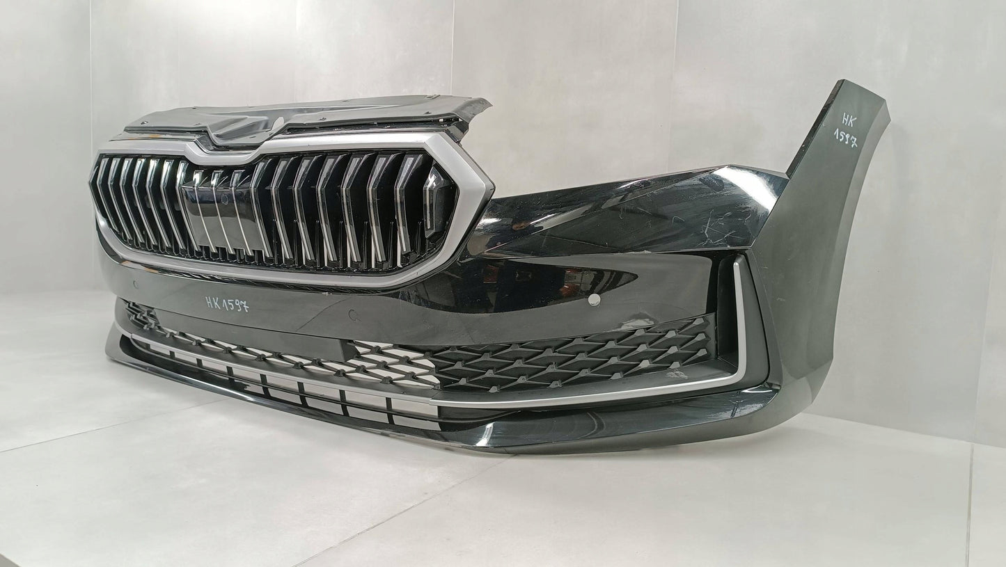 Front Bumper for Skoda Superb 4 IV 23- / with 4 PDC + Wiring Harness
