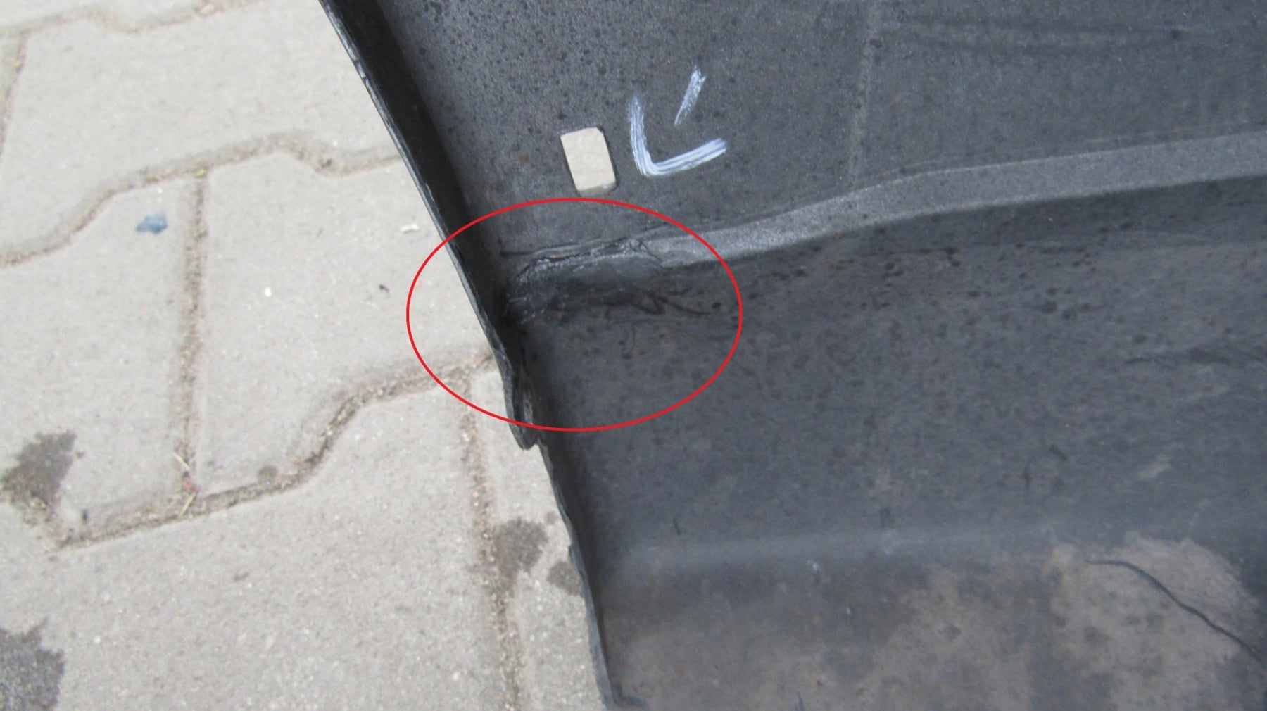 Rear Bumper MITSUBISHI OUTLANDER 3 III LIFT 18-