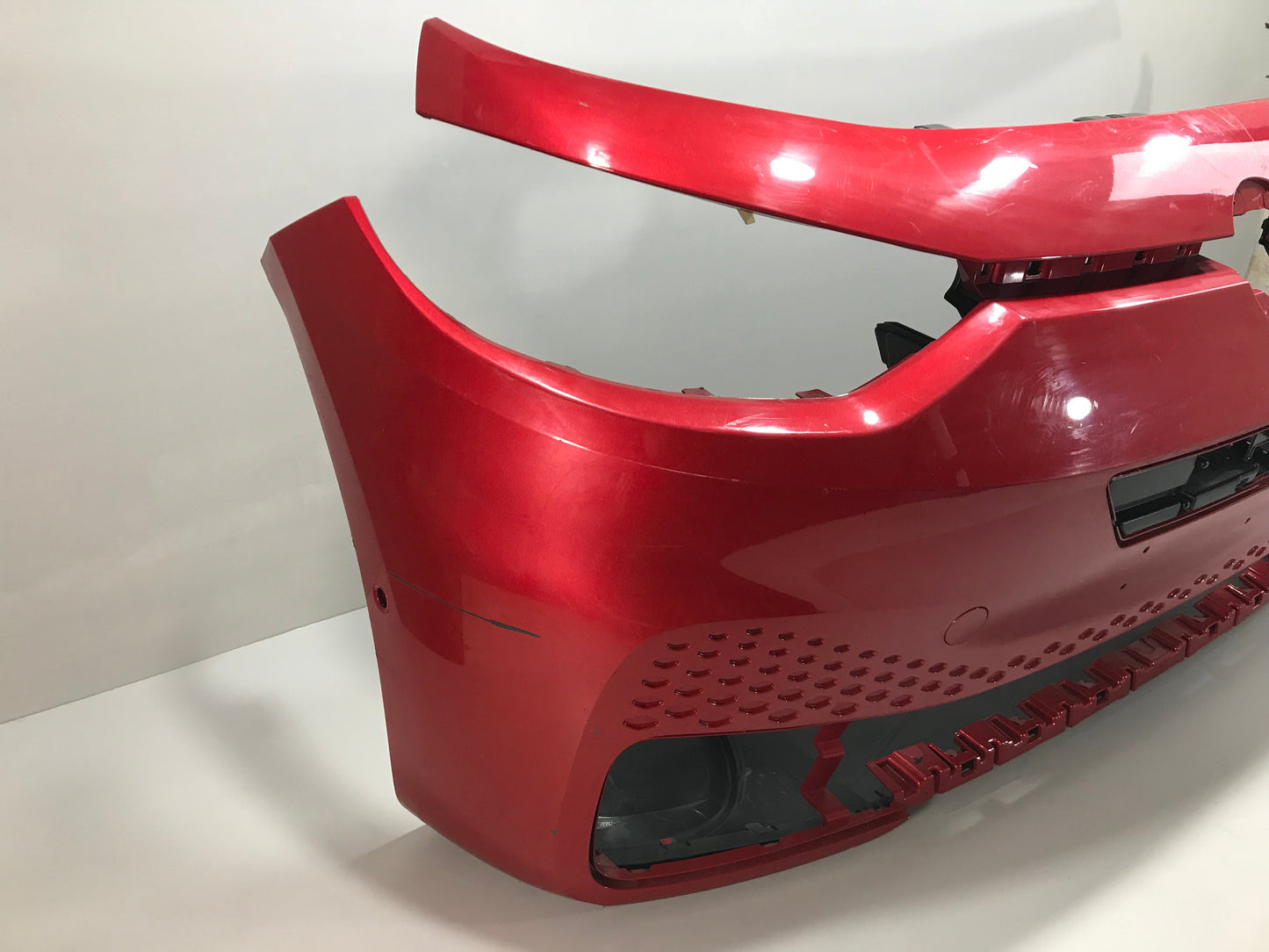 Volkswagen ID.3 ID3 2019 -  Front Bumper with parking sensor holes used Genuine OEM: 10A807221, 3200101209