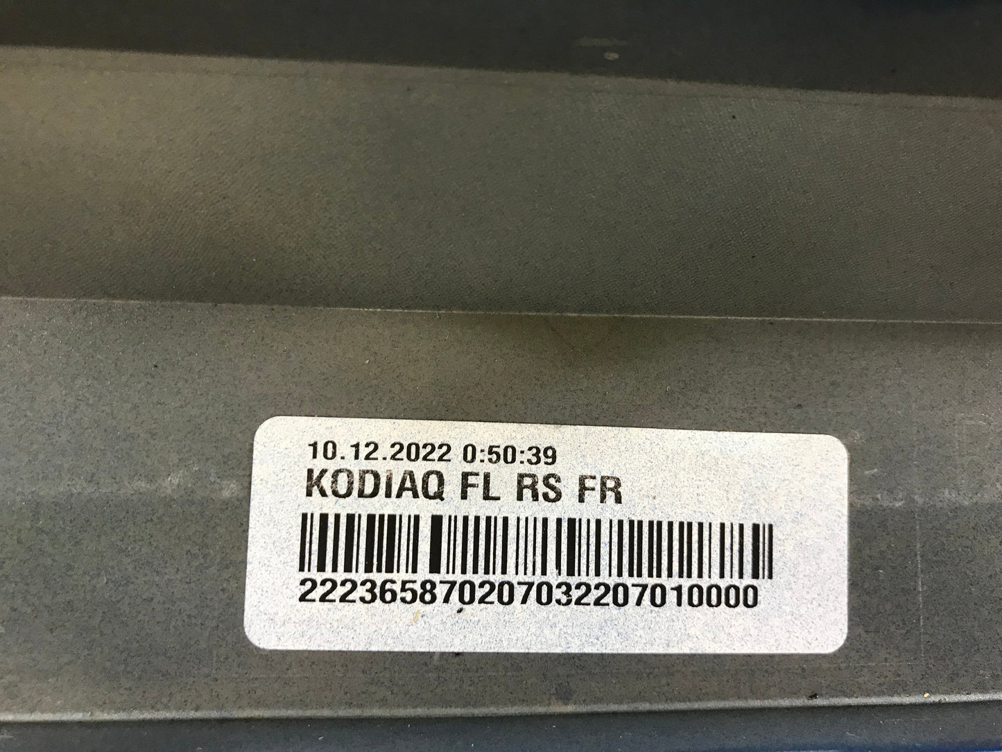 Skoda Kodiaq VRS  RS  2022 Front Bumper OEM: 3200101144